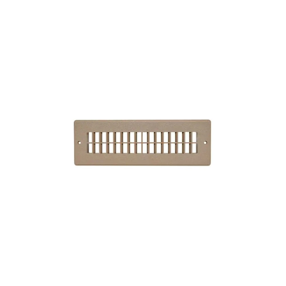 Heating & A/C Floor Register w/ Damper - Light Beige - VALA10-3365VP